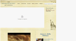 Desktop Screenshot of blauveltartmuseum.com